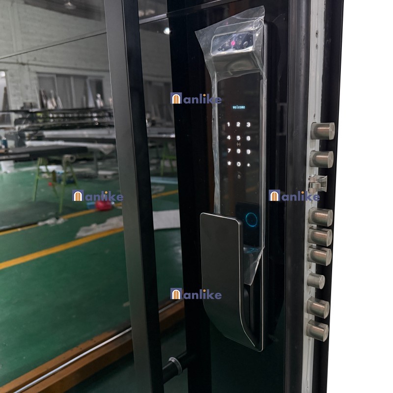 Black smart lock