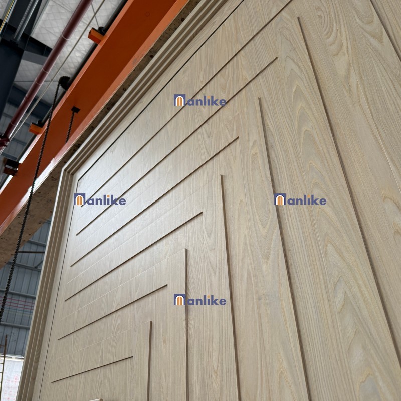 Carved design door panels