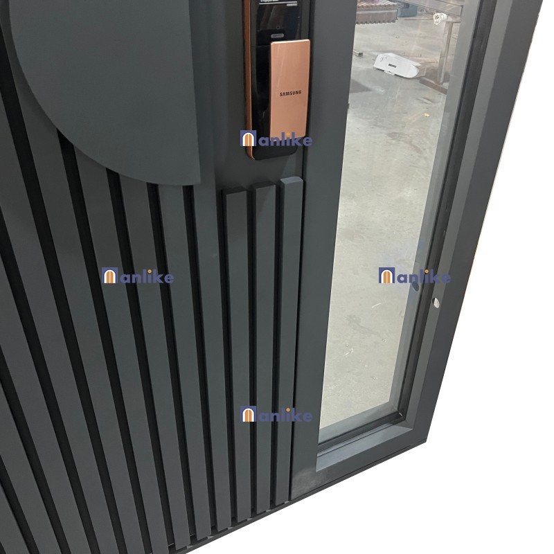 clear glass window door