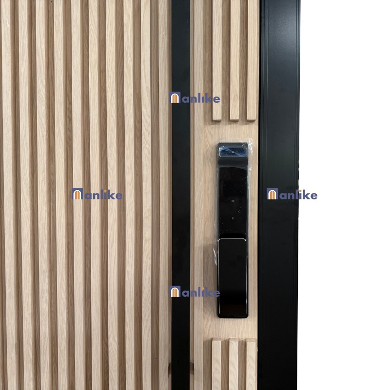 black stainless steel long handle