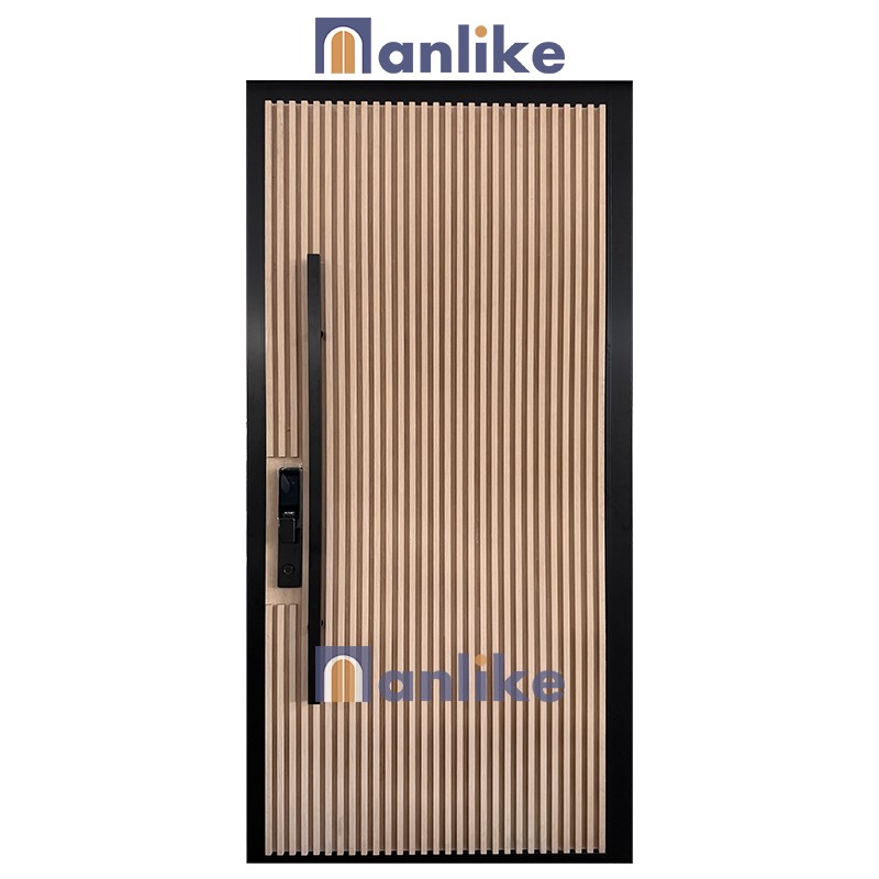 Same Wooden Grain Color The Garage Door And Front Door