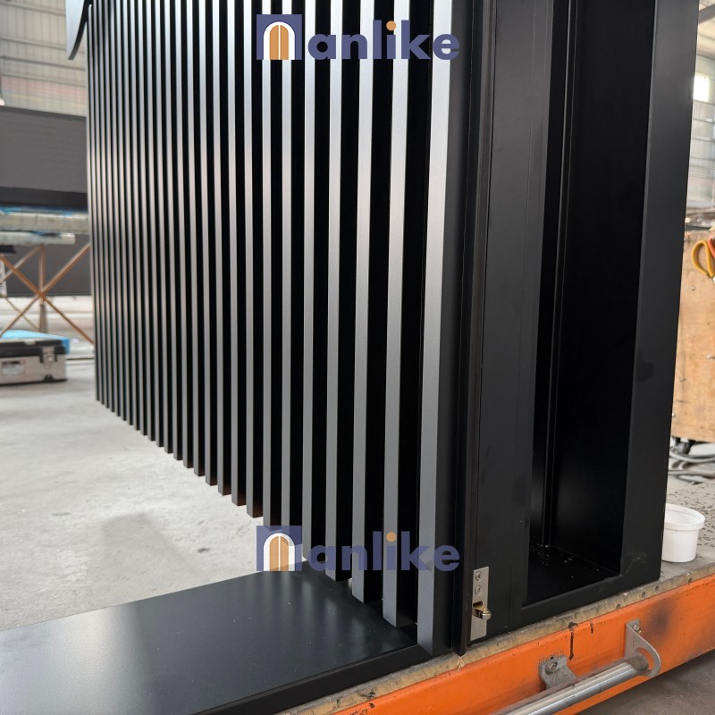custom oversized aluminum pivot door
