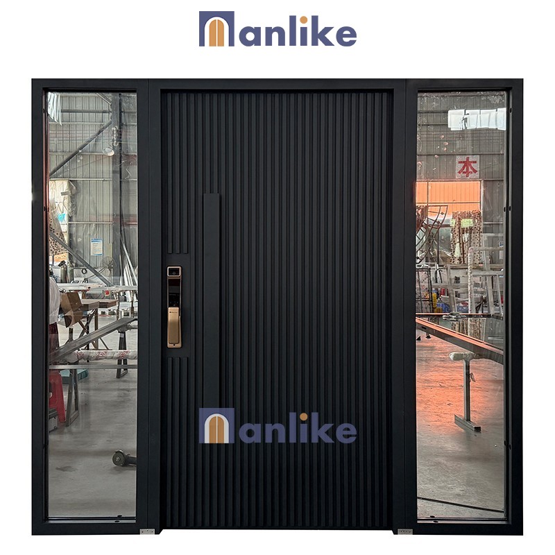 monument aluminum door with glass window