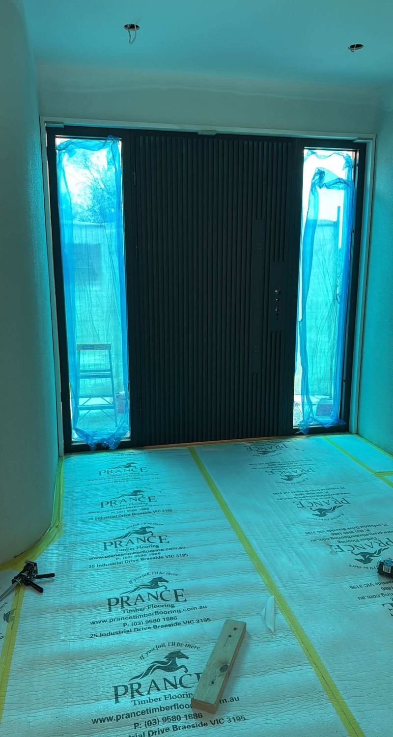modern pivot entry door Melbourne
