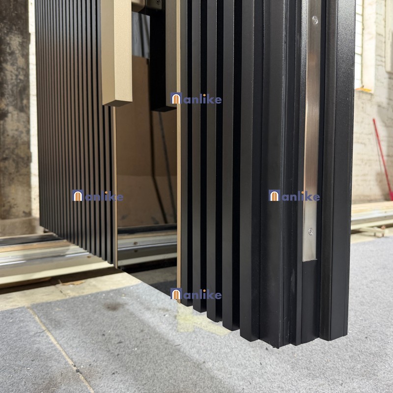 custom weatherproof aluminum front door
